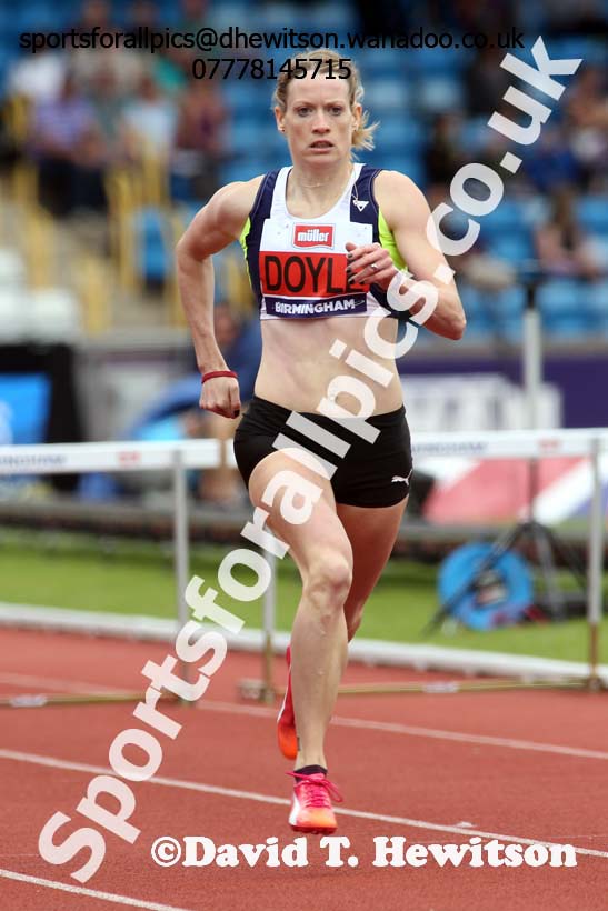 Womens 400 metres hurdles, British Championships, Birmingham. Photo: David T. Hewitson/Sports for All Pics